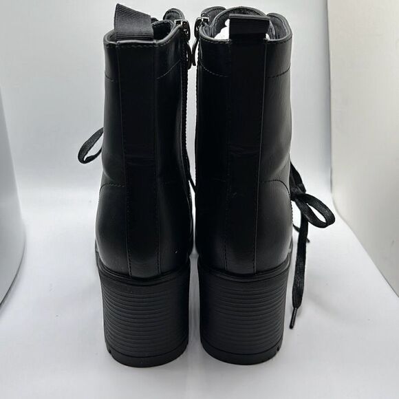 CUSHIONAIRE Women's lace up boot +Memory Foam 8.5 BLACK - Picture 4 of 7